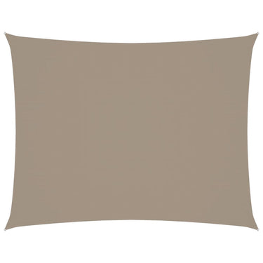 Vidaxl zonnescherm rechthoekig 3,5x4,5 m oxford stof taupe