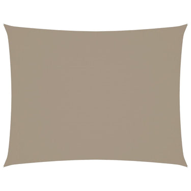 Vidaxl zonnescherm rechthoekig 3,5x5 m oxford stof taupe