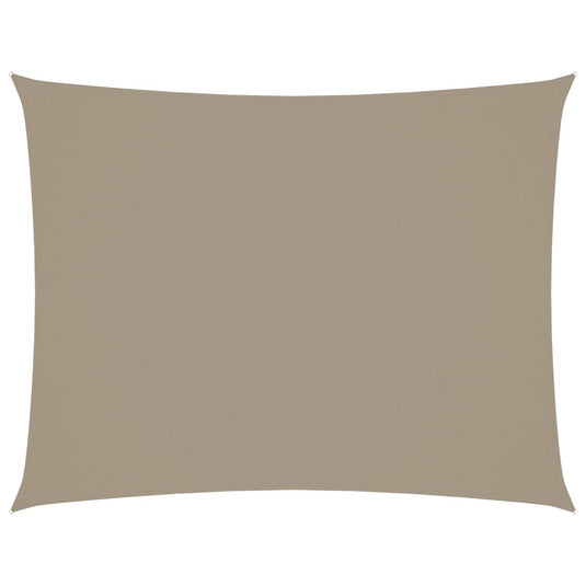 VidaXL Zonnescherm rechthoekig 3,5x5 m oxford stof taupe