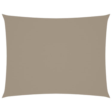 Vidaxl zonnescherm rechthoekig 4x5 m oxford stof taupe