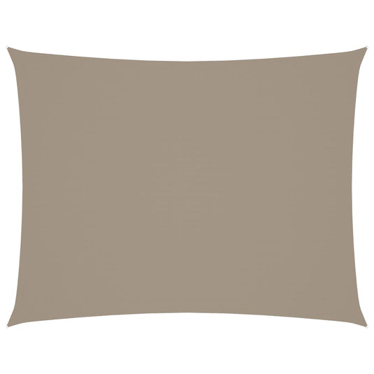Vidaxl zonnescherm rechthoekig 5x6 m oxford stof taupe