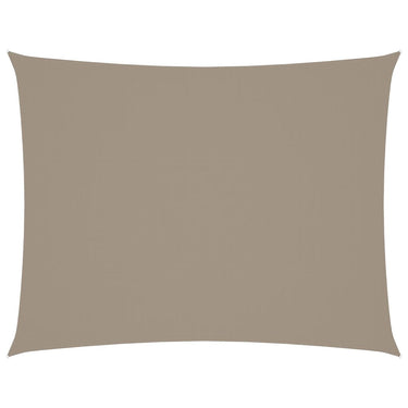 Vidaxl zonnescherm rechthoekig 6x7 m oxford stof taupe