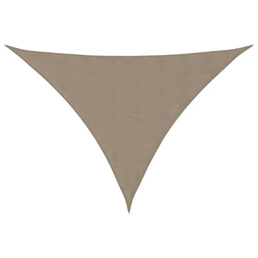 Vidaxl zonnescherm driehoekig 5x6x6 m oxford stof taupe