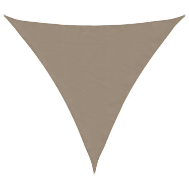 Vidaxl zonnescherm driehoekig 6x6x6 m oxford stof taupe