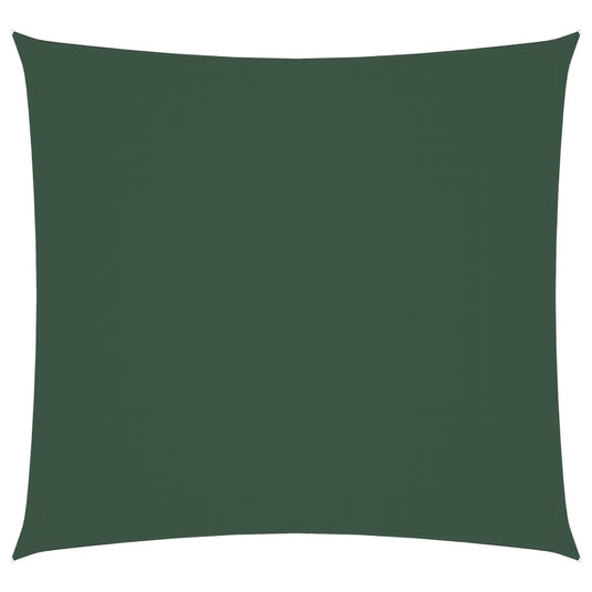 Vidaxl zonnescherm vierkant 5x5 m oxford stof donkergroen