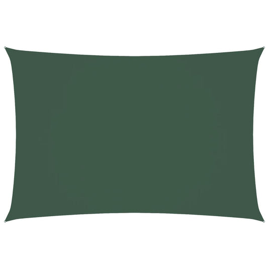 Vidaxl zonnescherm rechthoekig 2,5x4,5 m oxford stof donkergroen