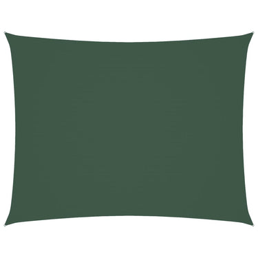 Vidaxl schaduwdoek rechthoekig 6x8 m oxford stof donkergroen