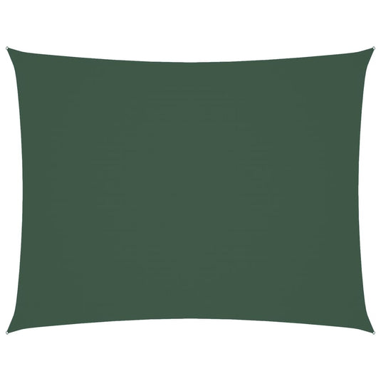 Vidaxl schaduwdoek rechthoekig 6x8 m oxford stof donkergroen
