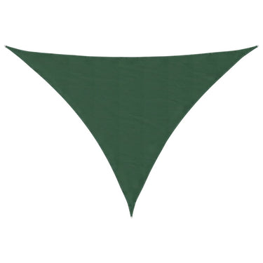 Vidaxl zonnescherm driehoekig 2,5x2,5x3,5 m oxford stof donkergroen