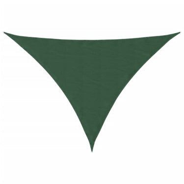 Vidaxl zonnescherm driehoekig 3x4x4 m oxford stof donkergroen