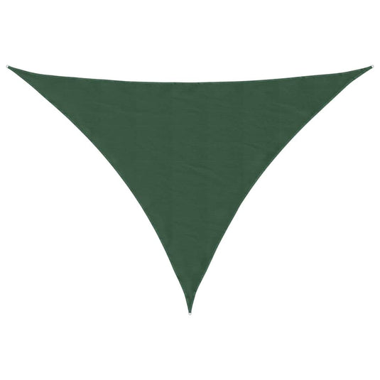 Vidaxl zonnescherm driehoekig 5x5x6 m oxford stof donkergroen