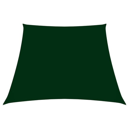 Vidaxl zonnezeil trapezium 2 4x3 m oxford stof donkergroen