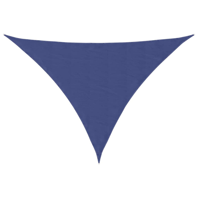 Afbeelding laden in galerijviewer, Vidaxl zonnescherm driehoekig 4x4x5,8 m oxford stof blauw
