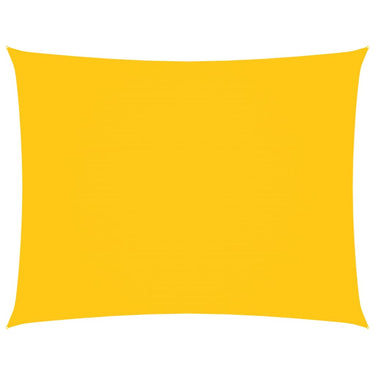 Vidaxl zonnescherm rechthoekig 3,5x4,5 m oxford stof geel