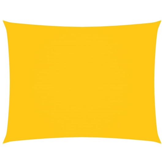 Vidaxl zonnescherm rechthoekig 3,5x4,5 m oxford stof geel