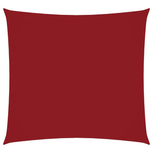 Vidaxl zonnescherm vierkant 2x2 m oxford stof rood