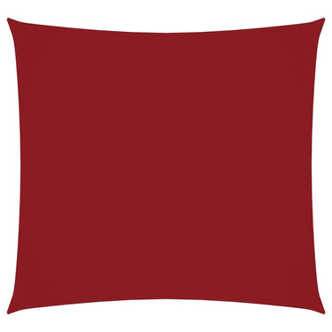 Vidaxl zonnescherm vierkant 2x2 m oxford stof rood