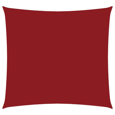 Vidaxl zonnescherm vierkant 2,5x2,5 m oxford stof rood