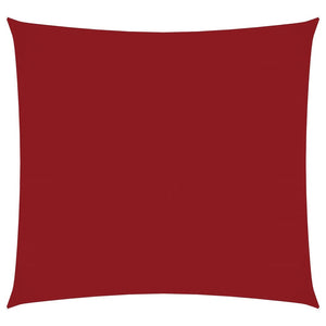 Vidaxl zonnescherm vierkant 4x4 m oxford stof rood
