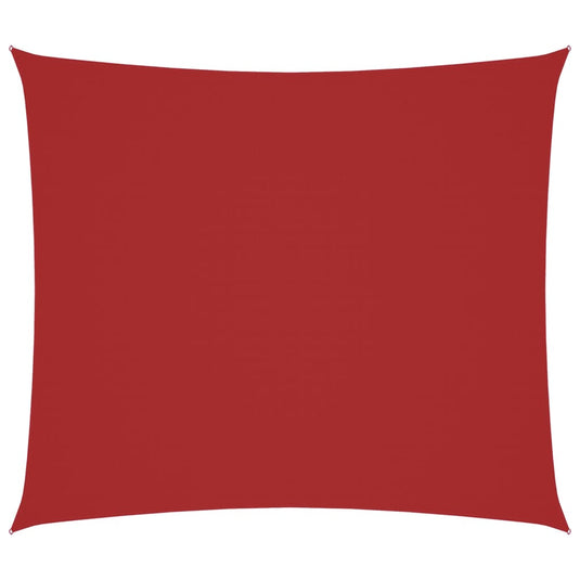 Vidaxl schaduwdoek rechthoekig 2x2,5 m oxford stof rood