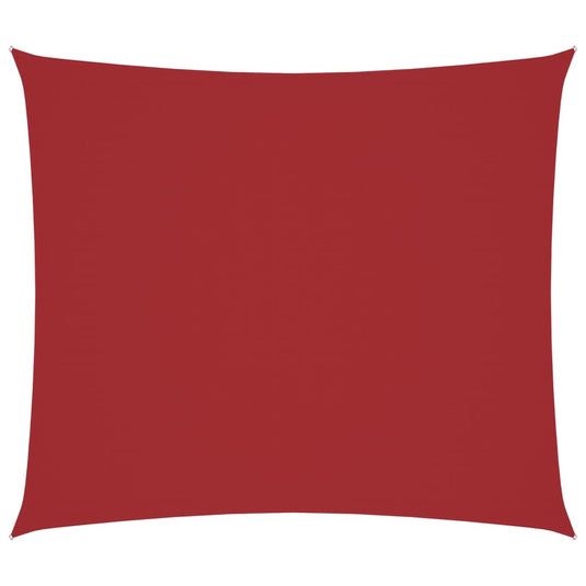 Vidaxl zonnescherm rechthoekig 2,5x3 m oxford stof rood