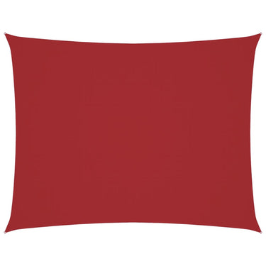 Vidaxl zonnescherm rechthoekig 2,5x3,5 m oxford stof rood