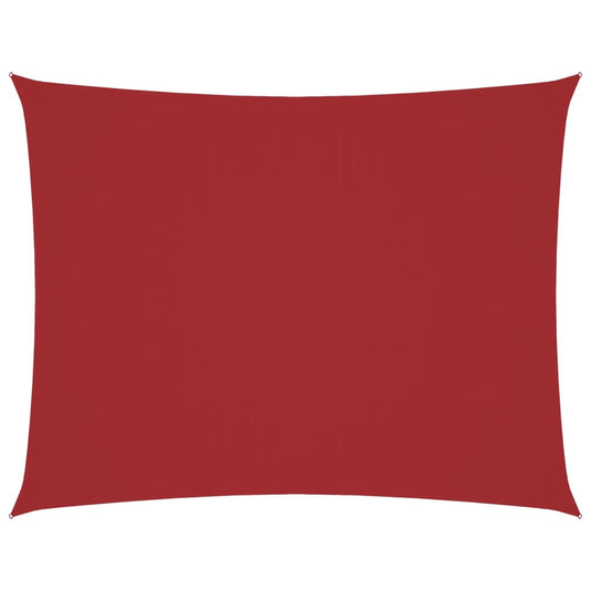 Vidaxl zonnescherm rechthoekig 2,5x3,5 m oxford stof rood