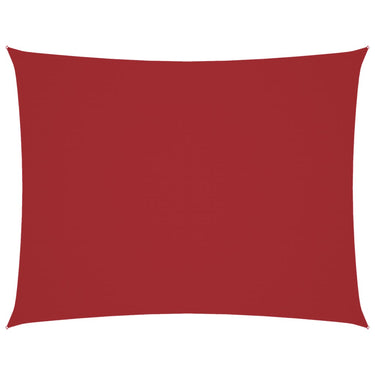 Vidaxl zonnescherm rechthoekig 2,5x4 m oxford stof rood