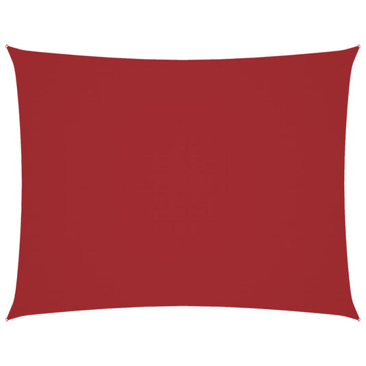 Vidaxl zonnescherm rechthoekig 2,5x4 m oxford stof rood