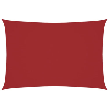 Vidaxl zonnescherm rechthoekig 3x5 m oxford stof rood