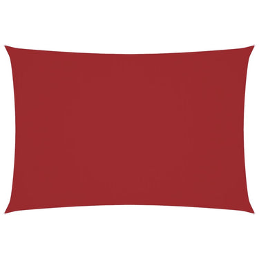 Vidaxl zonnescherm rechthoekig 3x6 m oxford stof rood