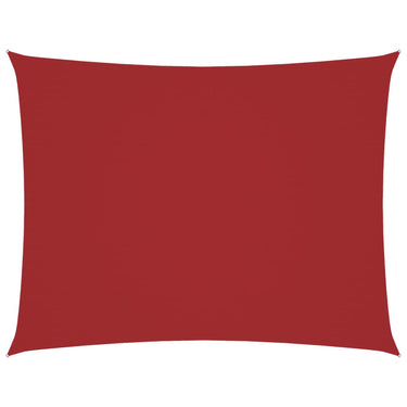 Vidaxl zonnescherm rechthoekig 3,5x5 m oxford stof rood