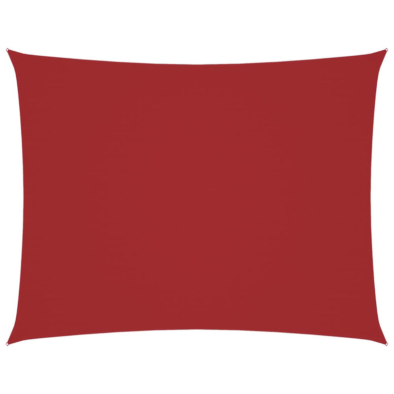 Afbeelding laden in galerijviewer, Vidaxl zonnescherm rechthoekig 3,5x5 m oxford stof rood

