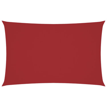Vidaxl zonnescherm rechthoekig 4x7 m oxford stof rood