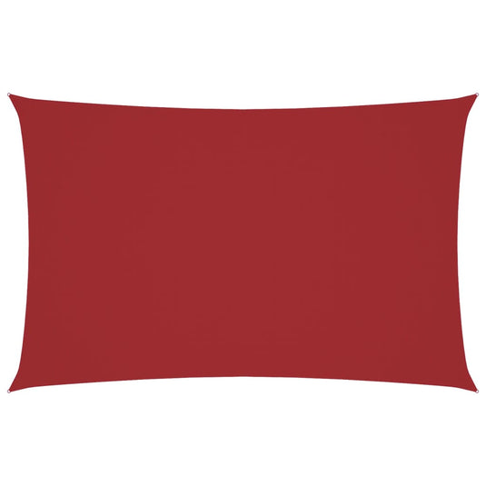 Vidaxl zonnescherm rechthoekig 4x7 m oxford stof rood