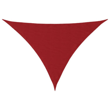 Vidaxl zonnescherm driehoekig 3x4x5 m oxford stof rood
