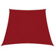Vidaxl zonnezeil trapezium 2 4x3 m oxford stof rood