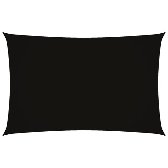 Vidaxl zonnescherm rechthoekig 2x5 m oxford stof zwart