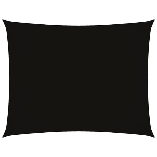 Vidaxl zonnescherm rechthoekig 2,5x3,5 m oxford stof zwart