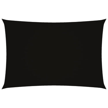 Vidaxl zonnescherm rechthoekig 2,5x4,5 m oxford stof zwart