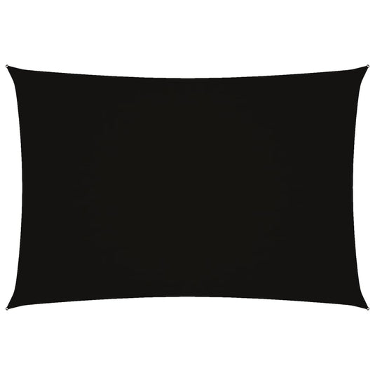 Vidaxl zonnescherm rechthoekig 2,5x4,5 m oxford stof zwart