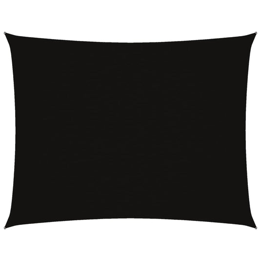 Vidaxl zonnescherm rechthoekig 3x4 m oxford stof zwart