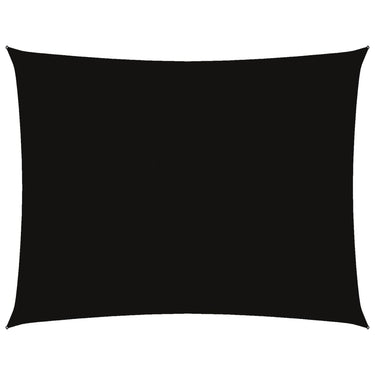 Vidaxl zonnescherm rechthoekig 3,5x4,5 m oxford stof zwart