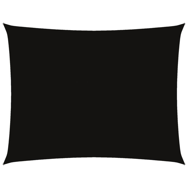 Afbeelding laden in galerijviewer, Vidaxl zonnescherm rechthoekig 3,5x4,5 m oxford stof zwart
