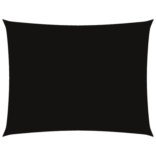 Vidaxl zonnescherm rechthoekig 3,5x4,5 m oxford stof zwart