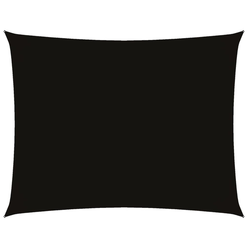 Load image into Gallery viewer, Vidaxl zonnescherm rechthoekig 4x6 m oxford stof zwart
