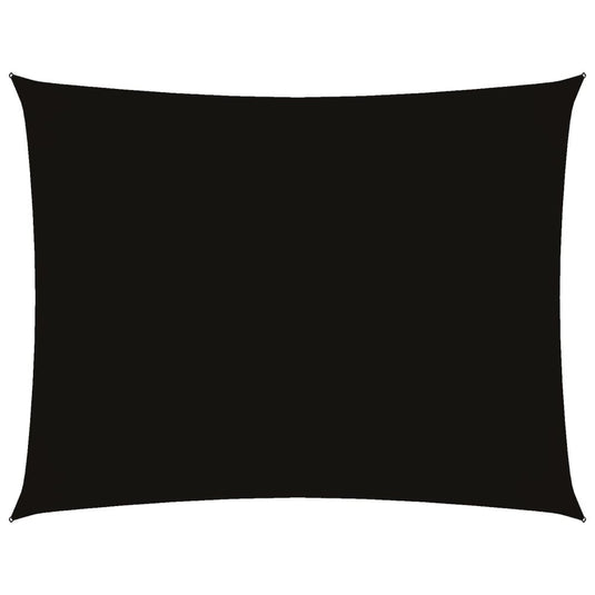 Vidaxl zonnescherm rechthoekig 4x6 m oxford stof zwart