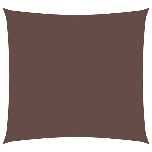 Vidaxl zonnescherm vierkant 2,5x2,5 m oxford stof bruin