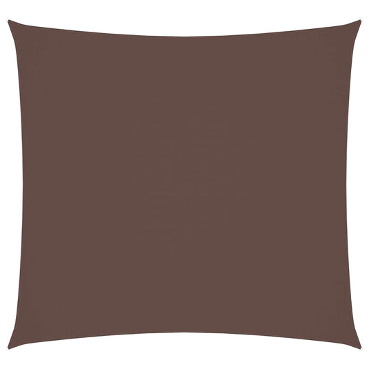 Vidaxl zonnescherm vierkant 3,6x3,6 m oxford stof bruin