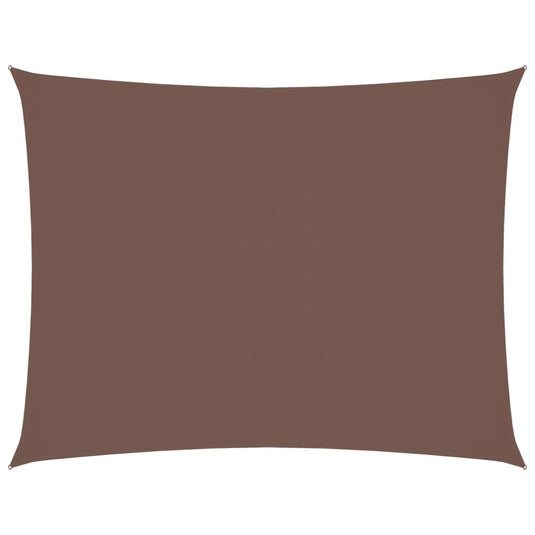 Vidaxl zonnescherm rechthoekig 2x3,5 m oxford stof bruin